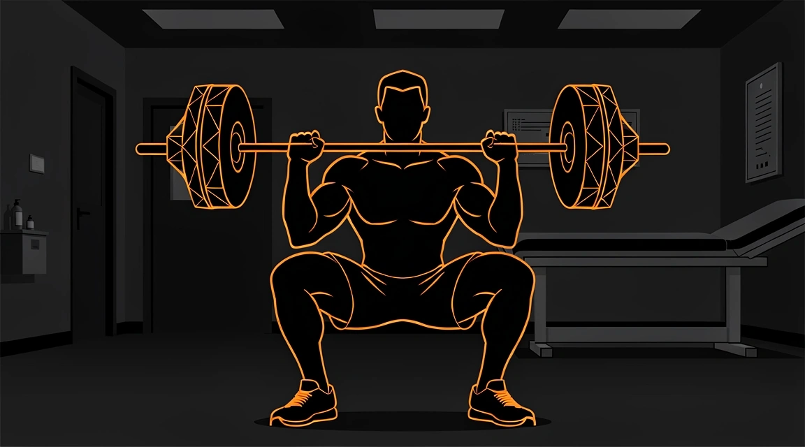 Kinetic movement analysis squat form